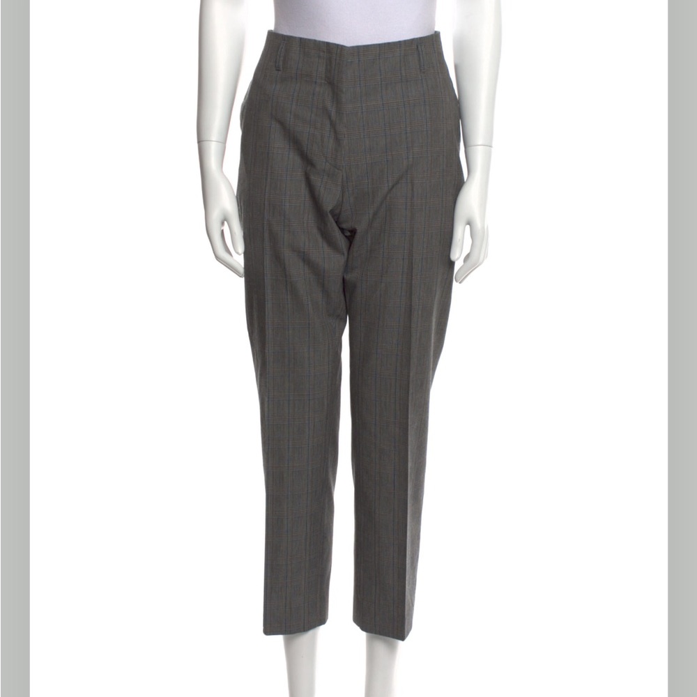 Dries Van Noten Straight Leg Plaid Pants